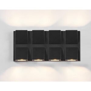 Square Grid Up-Down LED Wall Light
