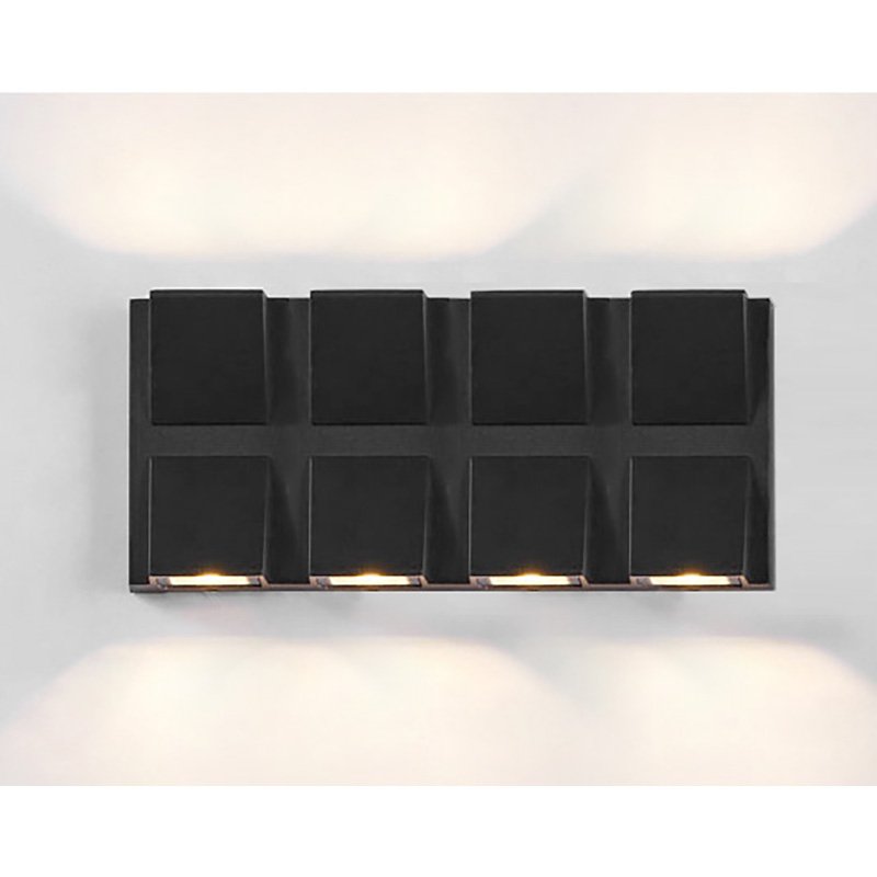 Square Grid Up-Down LED Wall Light